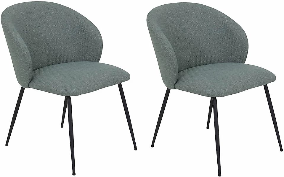HELA 4-Fußstuhl "GRAZ, Esszimmerstuhl", (Set), 2 St., Webstoff, XL-Sitzbrei günstig online kaufen