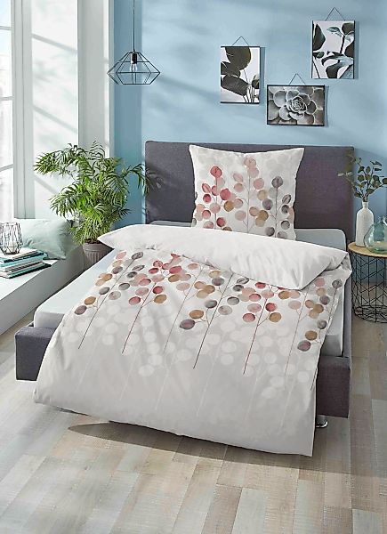 Biberna Bettwäsche Bettwäsche, Seersucker, 2 teilig, günstig online kaufen