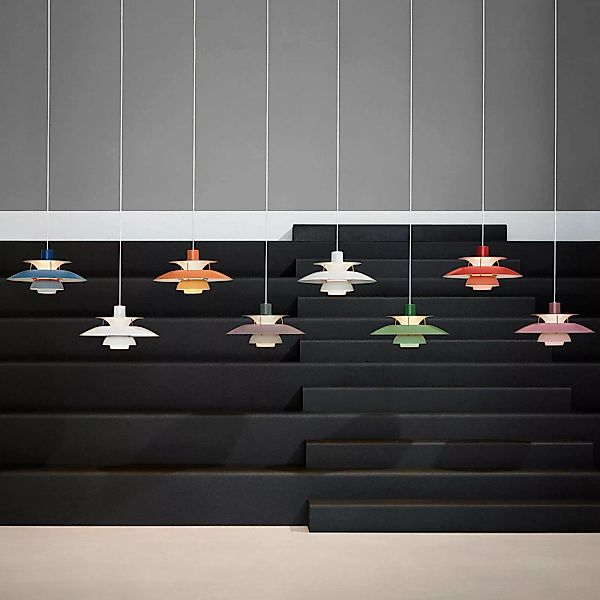 Louis Poulsen PH 5, Designer-Pendellampe rot günstig online kaufen