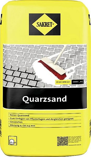 Sakret Fugenmörtel Sakret Quarzsand 0,1 - 0,5 mm natur 10 kg günstig online kaufen