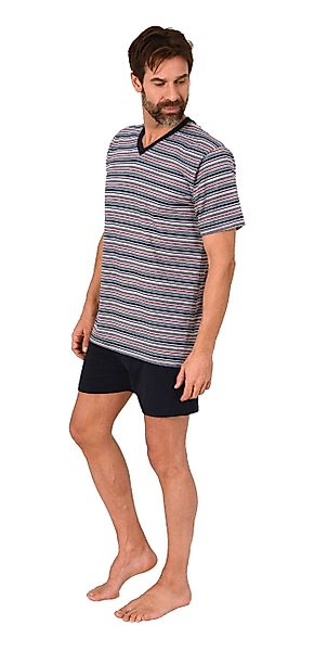 Normann Pyjama Normann Herren kurzarm Schlafanzug günstig online kaufen