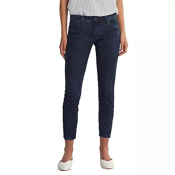 Salsa Jeans Push Up Wonder Capri Jacquard Jeans 27 Blue günstig online kaufen