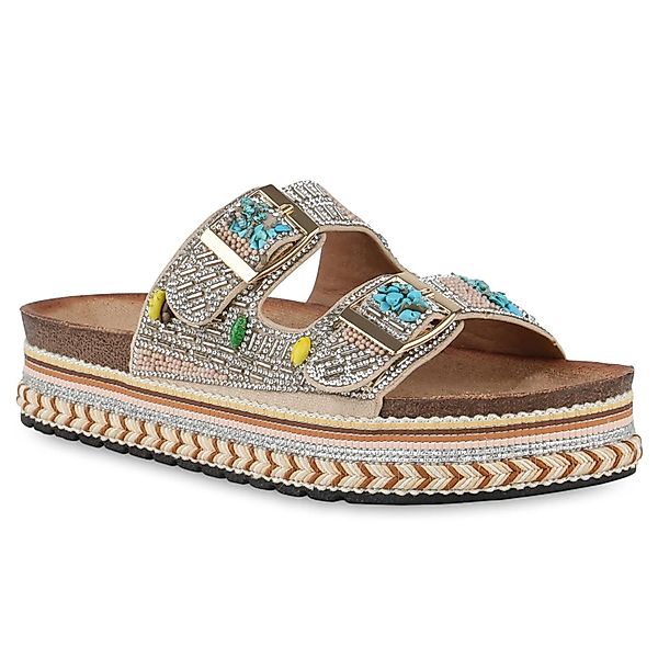 VAN HILL 841100 Sandalette Damen Pantoletten günstig online kaufen