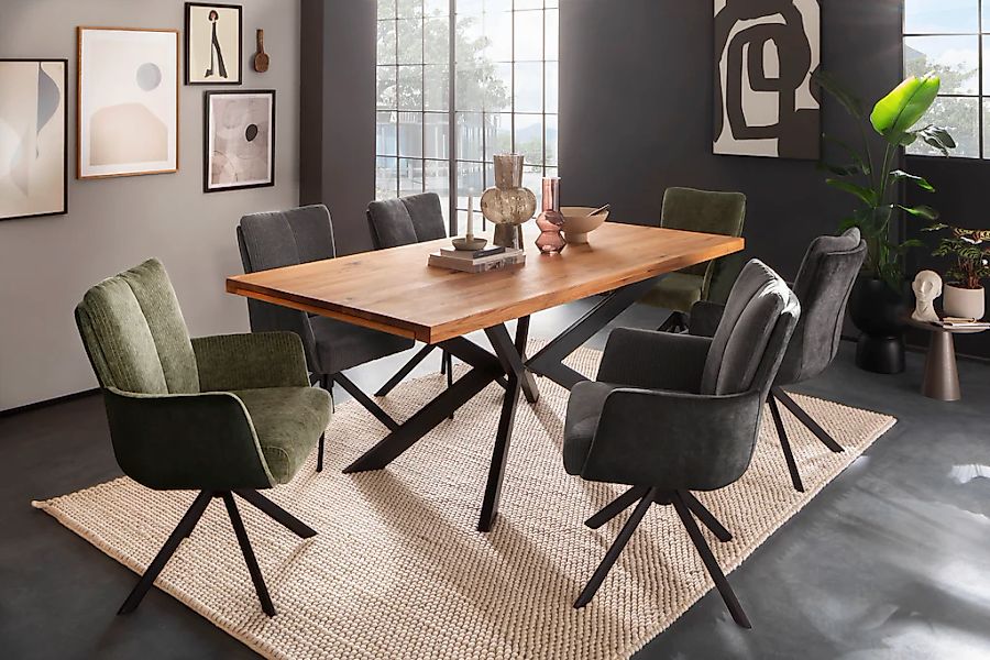 MCA furniture Esszimmerstuhl »MALIA«, (Set, 2 Stck), 360° drehbar, Taschenf günstig online kaufen