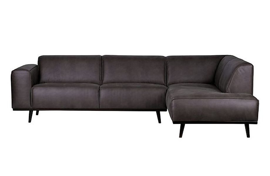 BePureHome Ecksofa Ecksofa Recycle Leder Statement Dunkelgrau Rechts 274 x günstig online kaufen