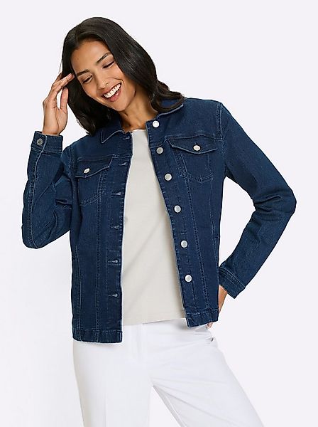 Sieh an! Allwetterjacke Jeans-Jacke Langarm günstig online kaufen