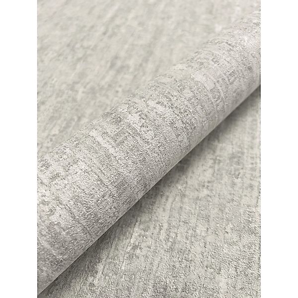 Newroom Vliestapete Nyla Hellgrau Unifarbe Modern Strukturiert FSC® günstig online kaufen