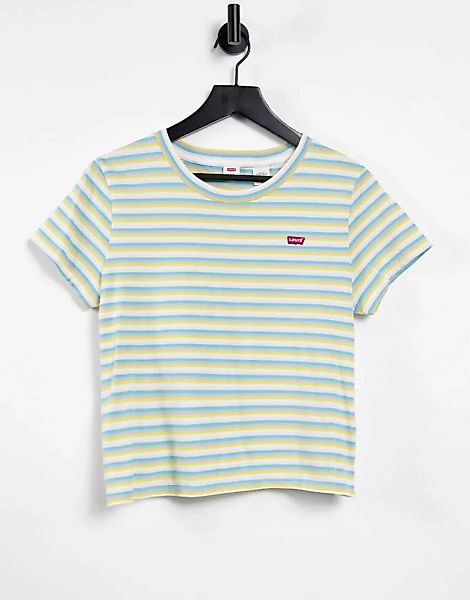 Levi's – Surf – T-Shirt mit Streifen-Blau günstig online kaufen