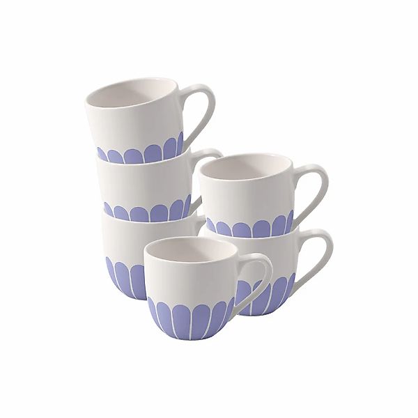 Villeroy & Boch Espressotasse "Espressotassen Fleur Couleur 70 ml 6er Set" günstig online kaufen