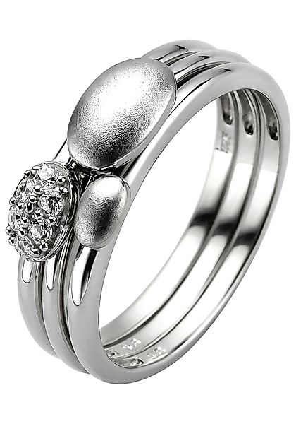 JOBO Fingerring, 3-teilig 925 Silber mit günstig online kaufen