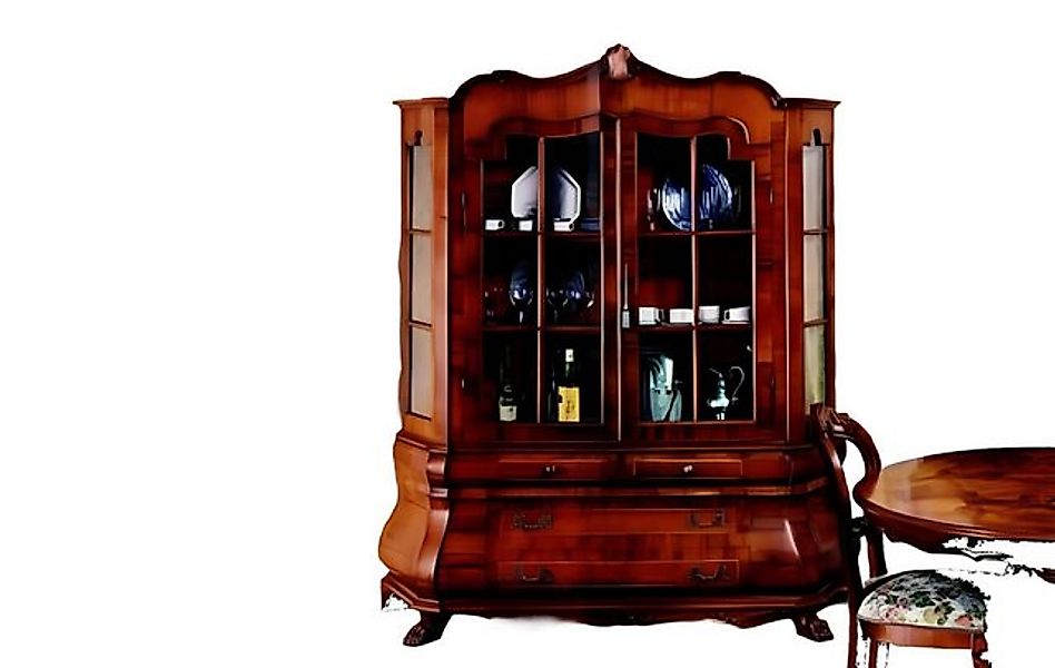 JVmoebel Glasvitrine Vitrine 2 Tür Schrank Vitrinen Wohnzimmer Schränke Möb günstig online kaufen