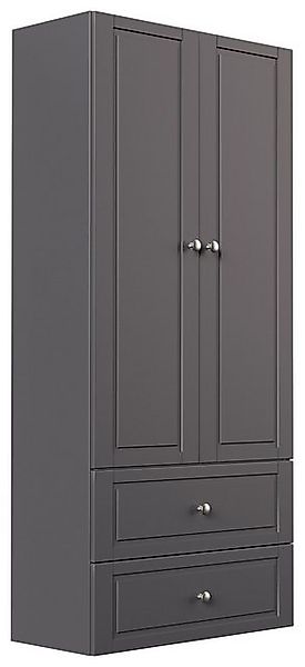Magnolia Home Hochschrank Badezimmer Hochschrank XL Cottage Anthrazit günstig online kaufen