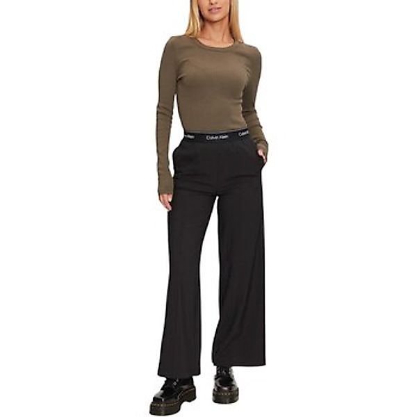 Calvin Klein Jeans  Pullover WASHED LABEL RIB LON J20J224640 günstig online kaufen