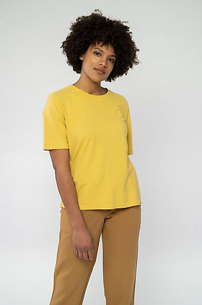 Drop Shoulder T-Shirt aus Hanf & Bio Baumwolle günstig online kaufen