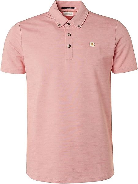 No Excess Pique Polo Shirt Melange Pinke - Größe M günstig online kaufen