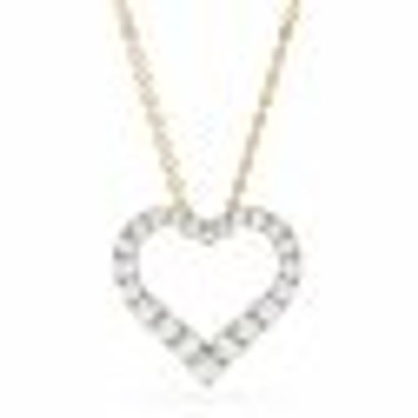 Halskette 585 Gelbgold mit 22 im Labor gezüchteten Diamanten günstig online kaufen