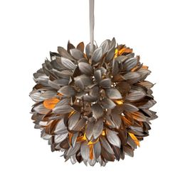 Online-Fuchs Fensterdekoration Blätterball mit LED-Lichterkette - günstig online kaufen