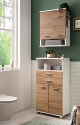 welltime Midischrank "Palermo, Breite 60 cm made in Germany" Metallbeschläg günstig online kaufen
