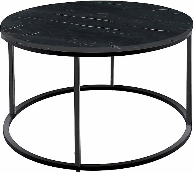 Stolkom Couchtisch "Belfort" rund Marmor, Tisch in weiß oder schwarz günstig online kaufen