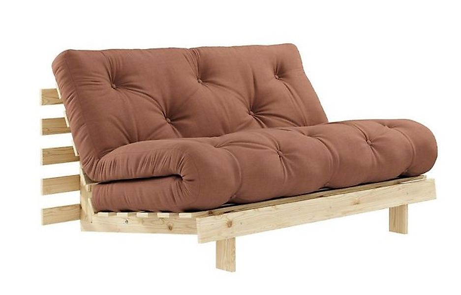 Karup Design 2-Sitzer Schlafsofa ROOTS 140 cm Gestell Kiefer Massivholz Bez günstig online kaufen