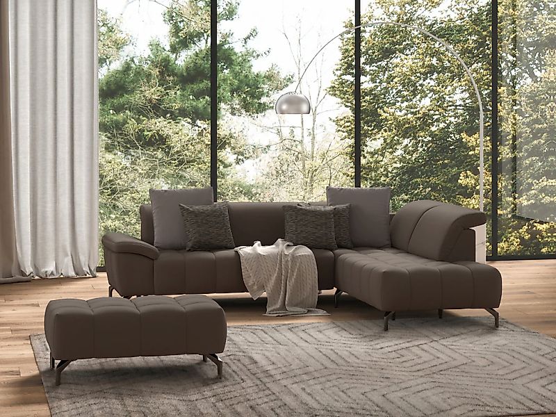 sit&more Ecksofa »Cool L-Form«, wahlweise mit Kopfteilverstellung und Vorzi günstig online kaufen