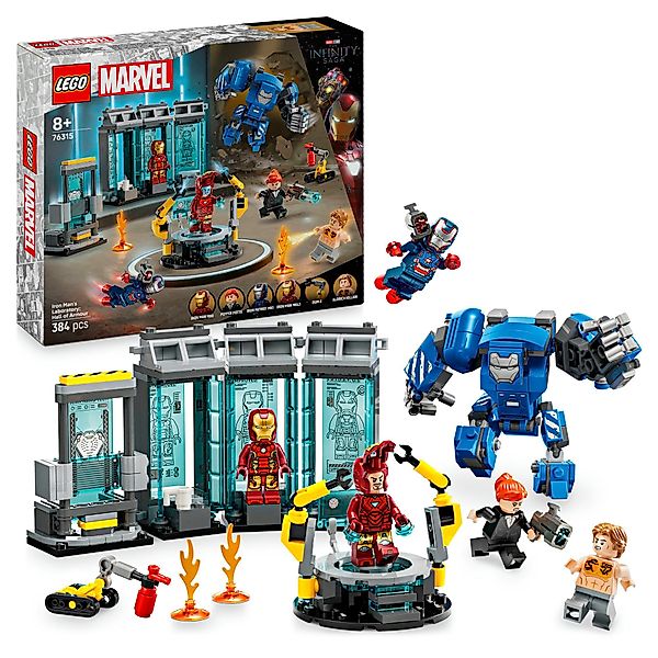 LEGO® Iron Mans Labor: Halle der günstig online kaufen