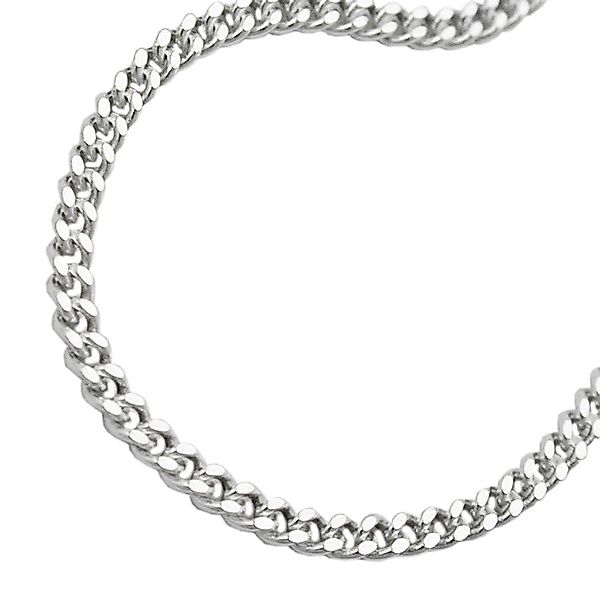 Schmuck Krone Panzerkette Panzerkette flach, Silber günstig online kaufen