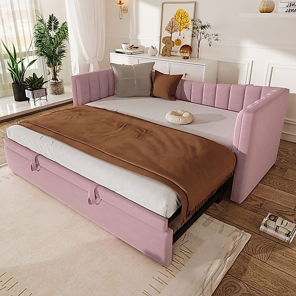 OKWISH Schlafsofa Doppelbett Daybett Tagesbett Polsterbett, günstig online kaufen