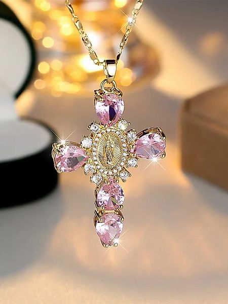 nhaos Kreuzkette Beautiful Cross – Vergoldete günstig online kaufen