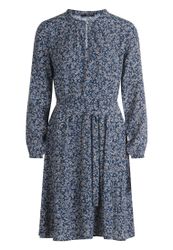 Zero Druckkleid Damen Crepè-Kleid mit Bindegürtel günstig online kaufen