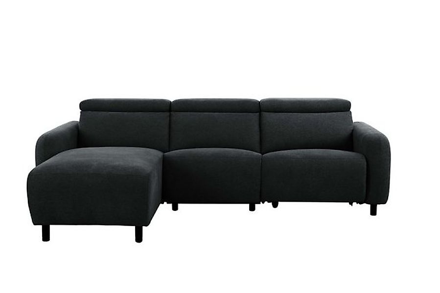 Home affaire Ecksofa SKAANE Struktur, L-Form, 274 cm, manuelle u. elektrisc günstig online kaufen