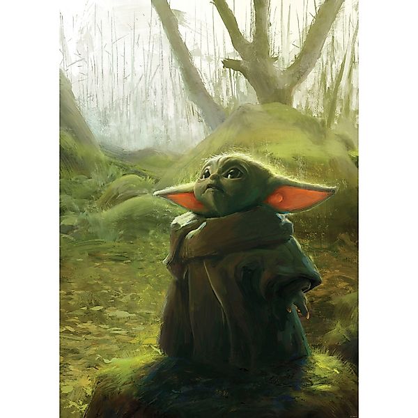 Komar Vliesfototapete Mandalorian Grogu Acrylic 200 cm x 280 cm günstig online kaufen