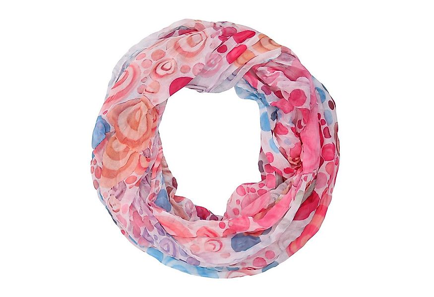 MIRROSI Loop Damen Schal mit Kreis-Muster Weich, (zweimal um den Hals wicke günstig online kaufen
