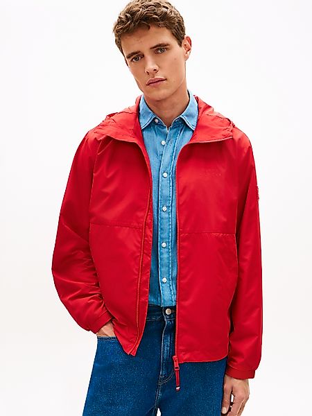 Tommy Hilfiger Allwetterjacke "BRANDED HOODED" mit Kapuze Windjacke Fahrrad günstig online kaufen