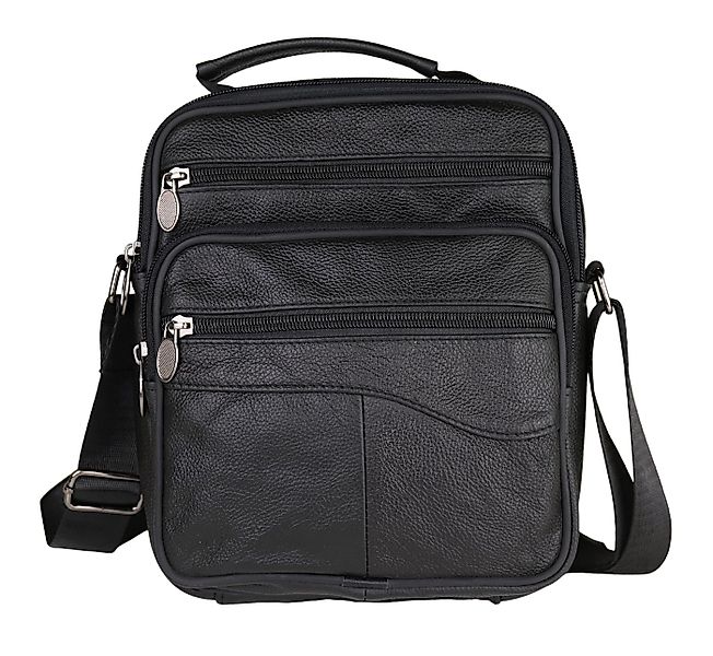 MIRROSI Schultertasche Herren Umhängetasche klein aus Echtleder (Messenger günstig online kaufen