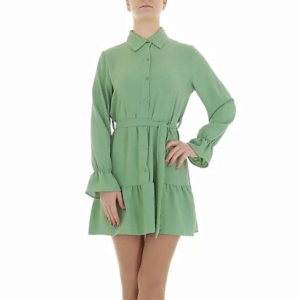 Ital-Design Minikleid Damen Party & Clubwear (85764938) Volants Chiffon Cri günstig online kaufen