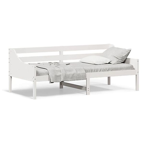 vidaXL Tagesbett ohne Matratze Weiß 80x200 cm Massivholz Kiefer 842827 günstig online kaufen