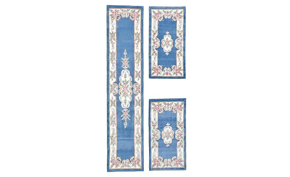 THEKO Vintageteppich  Ming ¦ blau ¦ Synthetische Fasern ¦ Maße (cm): B: 70 günstig online kaufen