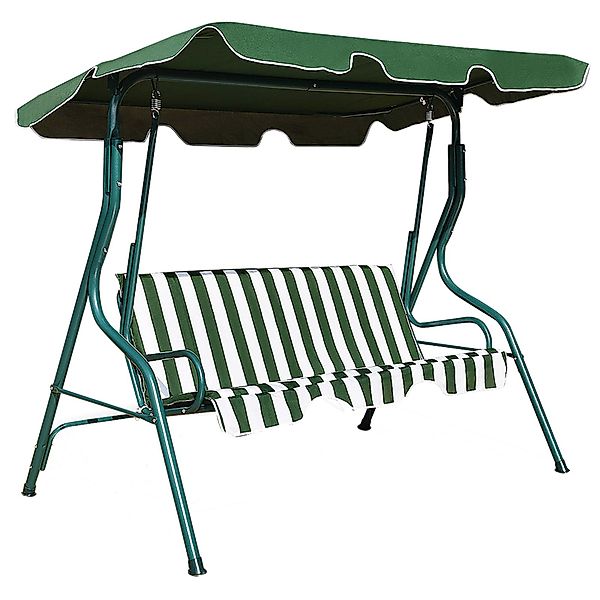 COSTWAY Hollywoodschaukel Gartenbank, 3-Sitzer, mit Sonnendach, günstig online kaufen