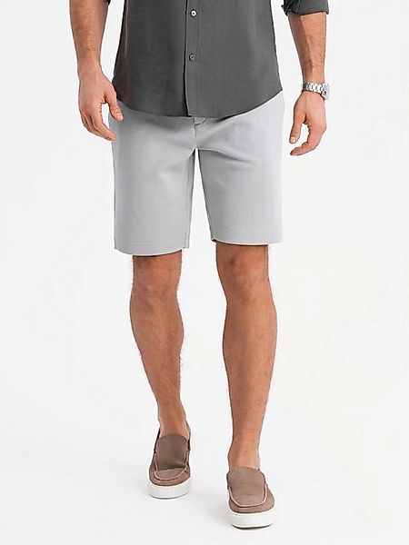 OMBRE Chinoshorts Chinoshorts SLIM FIT aus strukturiertem Strick günstig online kaufen