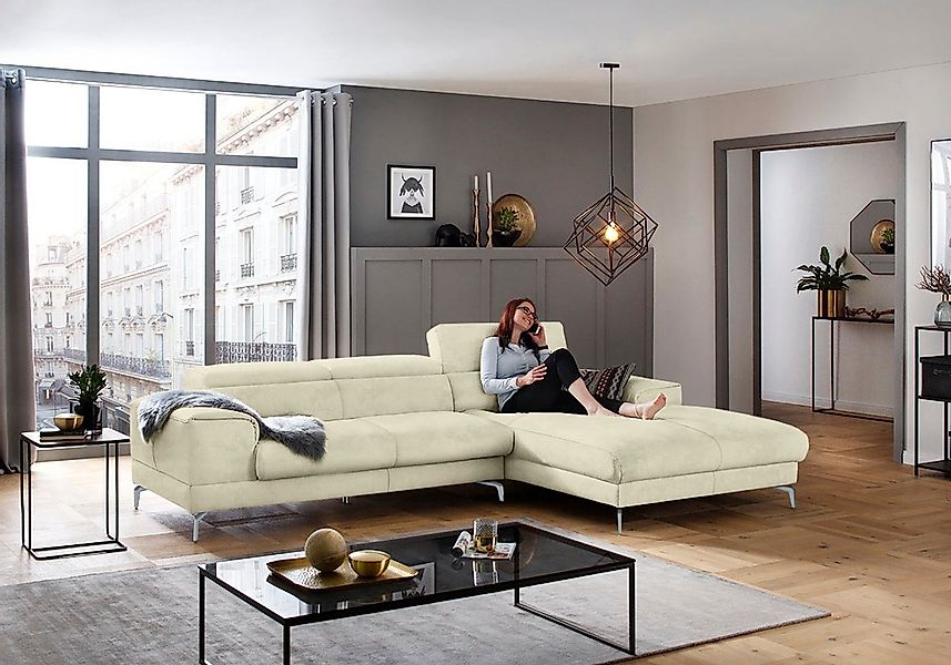 W.SCHILLIG Ecksofa »piedroo, Designsofa mit tollem Sitzkomfort, bequem und günstig online kaufen