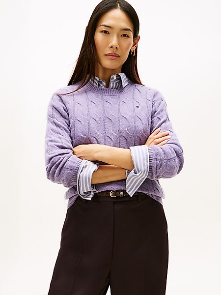 Tommy Hilfiger Strickpullover SOFT WOOL CABLE günstig online kaufen