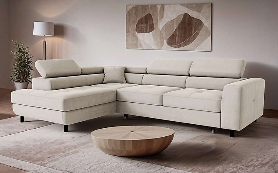 OTTO home Ecksofa »AADEN Schlafsofa 254 cm - OTTO. Verlässliche Qualität.« günstig online kaufen