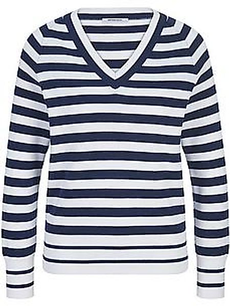 V-Pullover aus 100% SUPIMA®-Baumwolle Peter Hahn mehrfarbig günstig online kaufen