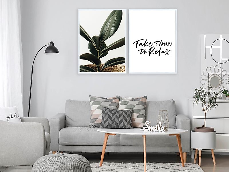 Wackadoo Living Bilderrahmen-Set Bilderrahmen mit Glasscheibe für Einzelbil günstig online kaufen