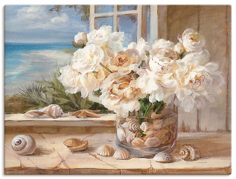 Artland Leinwandbild "Am See" Arrangements 1 Stk. tlg. als Leinwandbild, Po günstig online kaufen