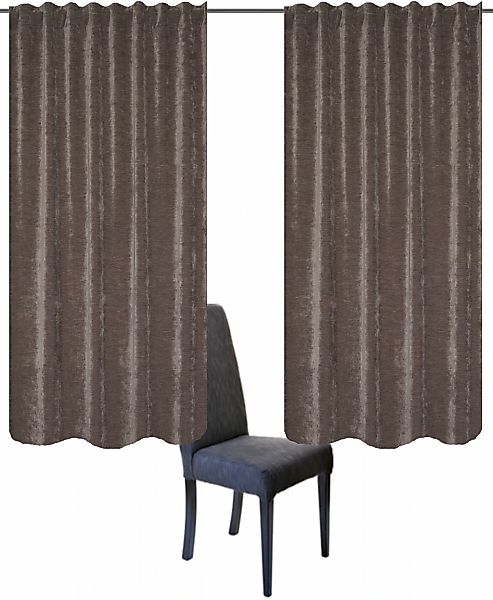 Home Basics Vorhang "WOLLY" Multifunktionsband 2 Stk. tlg. 2er Pack Thermoc günstig online kaufen
