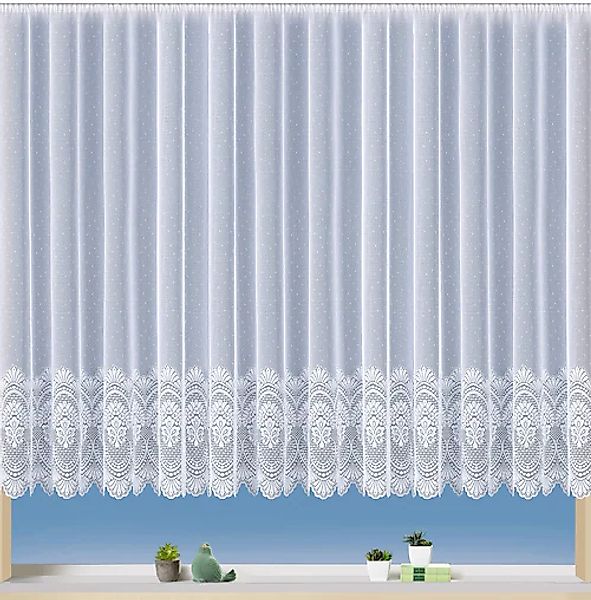 Weckbrodt Gardine »"Napoli", Weckbrodt« Kräuselband 1 Stk. tlg. jacquard, g günstig online kaufen