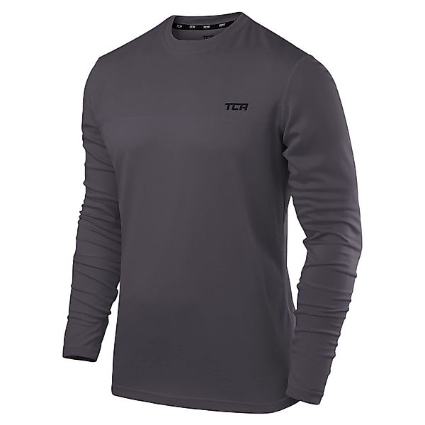 TCA Trainingsshirt TCA Herren Langarm Laufshirt - Schwarz (1-tlg) günstig online kaufen