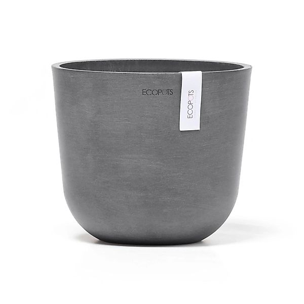 Ecopots Pflanztopf Oslo Mini Grau 19 cm x 16,5 cm günstig online kaufen